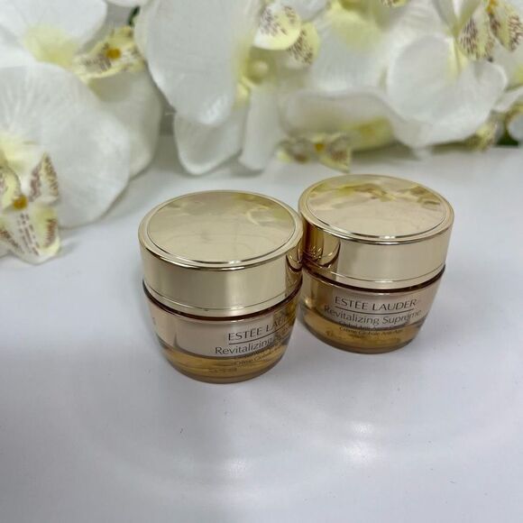 Estée Lauder Revitalizing Supreme Global Anti Aging Crème .5 OZ x2 - Picture 3 of 6